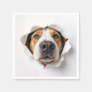 Search for funny wine napkins Dog