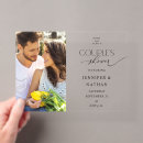 Search for stylish bridal shower invitations Calligraphy