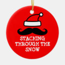 Search for mustache christmas tree decorations Xmas