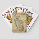 Search for owl playing cards Vintage