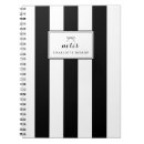 Search for black and white stripes notebooks Modern