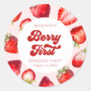 Search for red strawberry stickers Retro