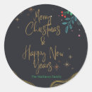 Search for gold new years stickers Red