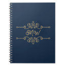 Search for navy and gold notebooks For him