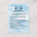 Search for after care business cards Lash bar