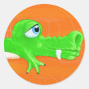 Search for funny crocodile stickers Cute