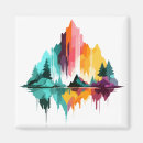 Search for serene magnets Mountains