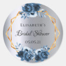 Search for navy silver stickers Bridal shower