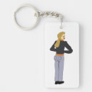 Search for look rectangular key rings Girl