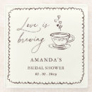 Search for love is brewing coasters Elegant