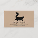 Search for black cat business cards Animal