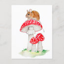 Search for fly agaric postcards Watercolor