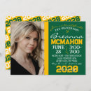 Search for green and gold graduation invitations Picture