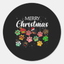 Search for christmas paw print stickers Dog