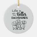 Search for long haired dachshund christmas tree decorations Funny