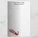 Search for funny christmas stationery paper Santa