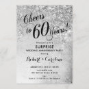 Search for elegant anniversary invitations Glitter