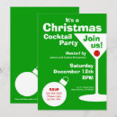 Search for cool christmas invitations Green