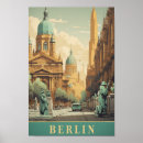Search for berlin vintage travel posters Illustration