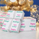 Search for happy holidays wrapping paper Simple