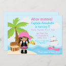 Search for girl pirate party invitations Ship