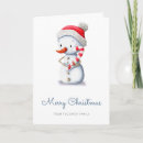 Search for snowman christmas cards Winter