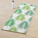 Search for palm leaves yoga mats Green