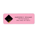 Search for class of 2021 return address labels Black