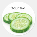 Search for cucumber stickers Vegetarian