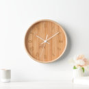 Search for cool wood clocks Bamboo