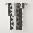 Search for gray and white stripe bath towels For her