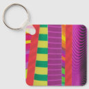 Search for stripe square key rings Red