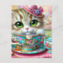 Search for anthropomorphism postcards Kitten