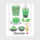 Search for matcha green tea stickers Beverage