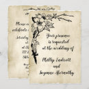 Search for aged paper wedding invitations Couple