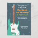 Search for rock star party invitations Boys