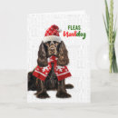 Search for cocker spaniel christmas cards Dog lovers