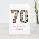 Search for 70th birthday cards Seventy years old