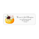 Search for pumpkins return address labels Thanksgiving