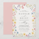 Search for colorful wedding invitations Wildflower