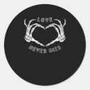 Search for funny skeleton stickers Heart hands