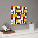 Search for mondrian clocks Abstract