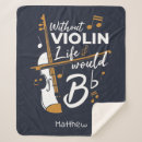 Search for music blankets Violin