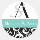 Search for aqua and black stickers Green