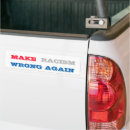 Search for not my president bumper stickers Red