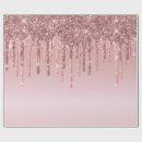 Search for rose gold glitter wrapping paper Glittery