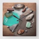 Search for driftwood wood clocks Sea glass