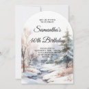 Search for winter woodland birthday invitations Nature