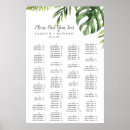 Search for palm leaves wedding seating charts For her