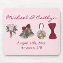 Search for wedding favor mousepads Rose